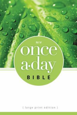 Once-a-Day Bible [Large Print] 0310439396 Book Cover