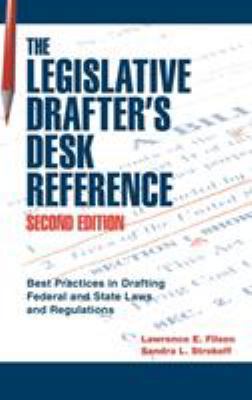 Legislative Drafter's Desk Reference 0872894118 Book Cover
