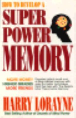 How to Develop a Super Power Memory 0811901815 Book Cover