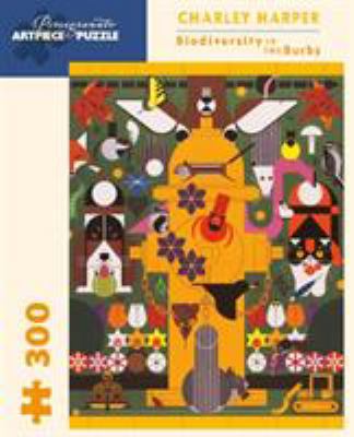 Toy Charley Harper: Biodiversity in the Burbs (Pomegranate Kids Jigsaw Puzzle) Book