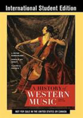 A History of Western Music 0393668150 Book Cover