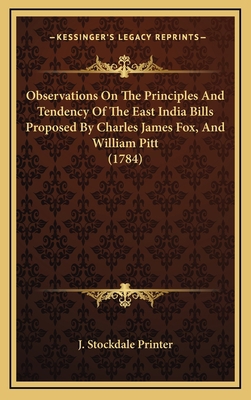 Observations On The Principles And Tendency Of ... 1168669197 Book Cover
