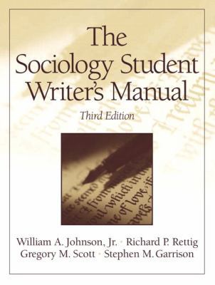 The Sociology Student Writer's Manual 0130410640 Book Cover