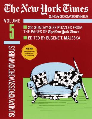 The New York Times Sunday Crossword Omnibus 0812932935 Book Cover