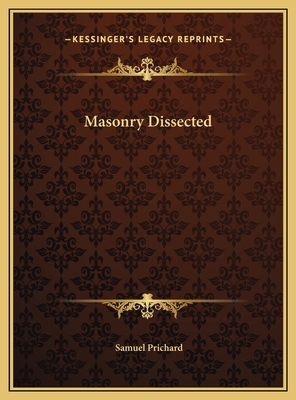Masonry Dissected 1169529054 Book Cover
