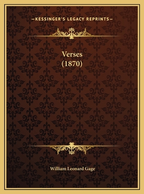 Verses (1870) 1169507395 Book Cover