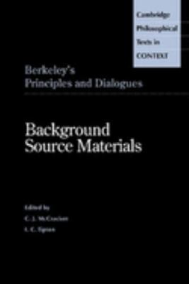 Berkeley's Principles and Dialogues 0521496810 Book Cover