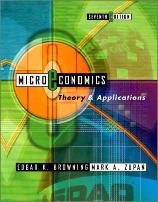 Microeconomics: Theory & Applications 0471389161 Book Cover