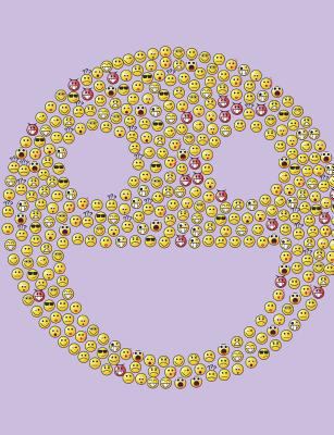 Purple Smiley Face 1722475765 Book Cover