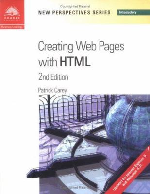 New Perspectives on Creating Web Pages with HTM... 0619019670 Book Cover