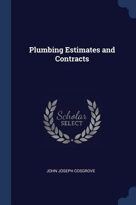 Plumbing Estimates and Contracts 1376837641 Book Cover