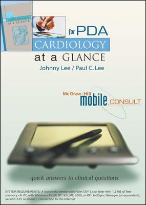 Cardiology at a Glance for PDA 0071403302 Book Cover