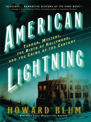 American Lightning: Terror, Mystery, Movie-Maki... [Large Print] 1410412024 Book Cover