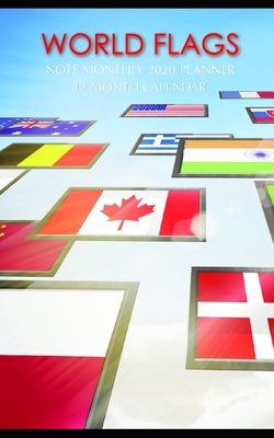 World Flags Note Monthly 2020 Planner 12 Month ... 1694379477 Book Cover