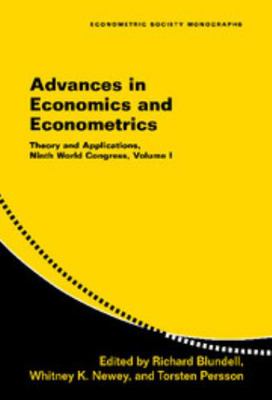 Advances in Economics and Econometrics: Theory ... 0521871522 Book Cover