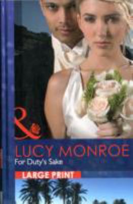 For Duty's Sake [Large Print] 0263222330 Book Cover