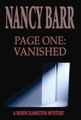 Page One Vanished (A Robin Hamilton Mystery) 1933926163 Book Cover