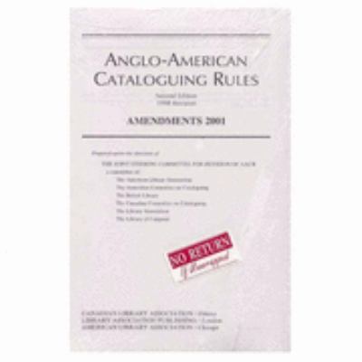 Anglo-American Cataloguing Rules 0838934854 Book Cover