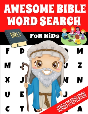 Awesome Bible Word Search for Kids: Selected Wo... [Large Print] B08LNJKZT9 Book Cover