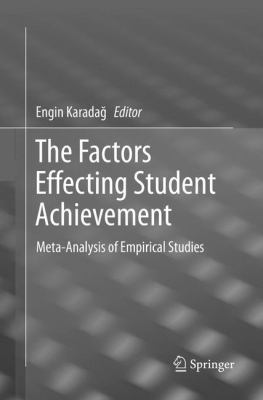 The Factors Effecting Student Achievement: Meta... 3319858211 Book Cover