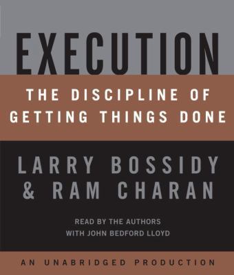 Execution B00A2PMH72 Book Cover