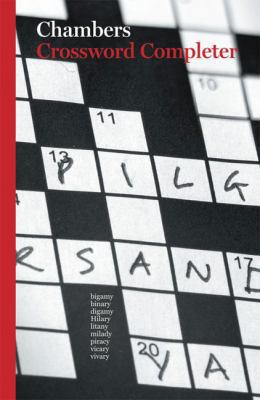 Chambers Crossword Completer 0550102493 Book Cover