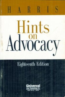 Hints on Advocacy 817534041X Book Cover