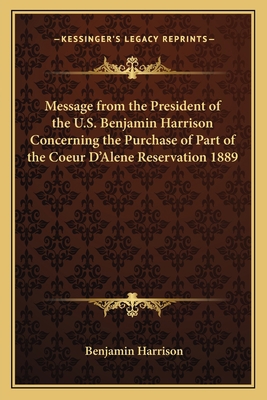 Message from the President of the U.S. Benjamin... 116275169X Book Cover