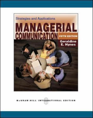 Managerial Communication Strategies and Applica... 0071289348 Book Cover