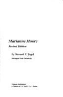Marianne Moore (Twayne's United States Authors ... 0805775250 Book Cover