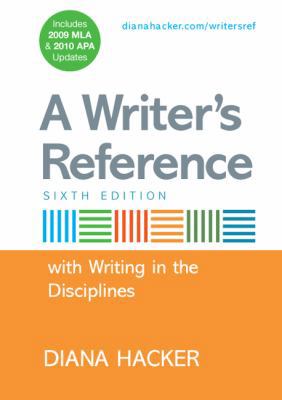 A Writer's Reference with Writing in the Discip... 0312664788 Book Cover