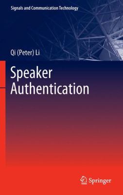 Speaker Authentication 3642237304 Book Cover