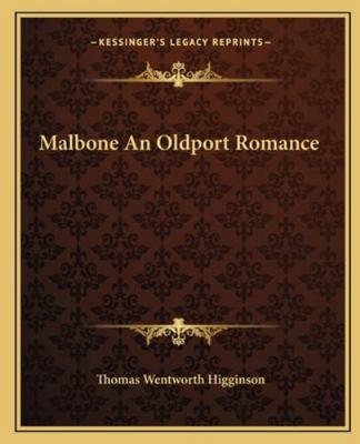 Malbone An Oldport Romance 1162672455 Book Cover