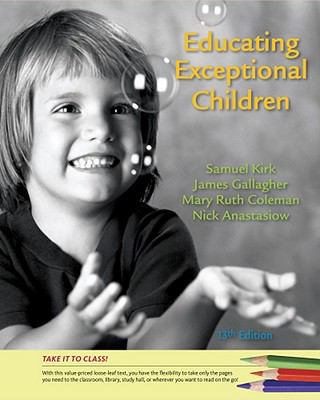 Cengage Advantage: Educating Exceptional Children 1111356114 Book Cover