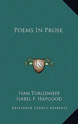Poems In Prose 116901688X Book Cover