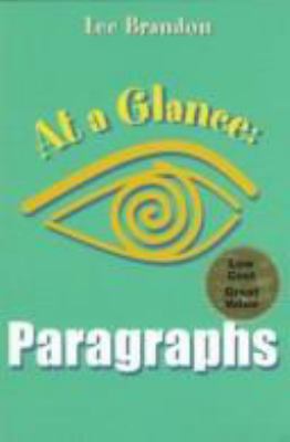At a Glance: Paragraphs 0395918685 Book Cover
