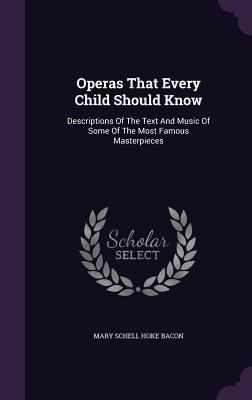 Operas That Every Child Should Know: Descriptio... 134252361X Book Cover