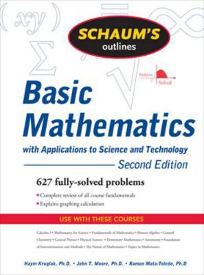 Schaum's Outline of Basic Mathematics with Appl... 0071611592 Book Cover