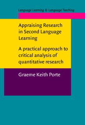 Appraising Research in Second Language Learning... 9027216959 Book Cover