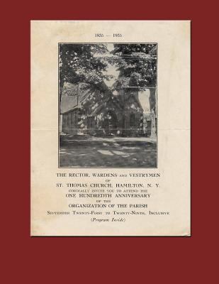 St. Thomas' Church 100th 0359300286 Book Cover