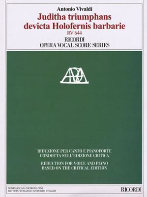 Juditha Triumphans Devicta Holofernis Barbarie 8875928851 Book Cover