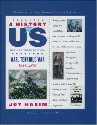 A History of Us: War, Terrible War: 1855-1865a ... 0195188993 Book Cover