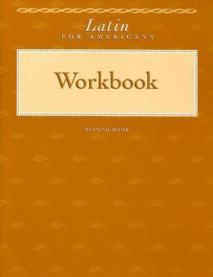 Latin for Americans Second Book Workbook 0026409240 Book Cover