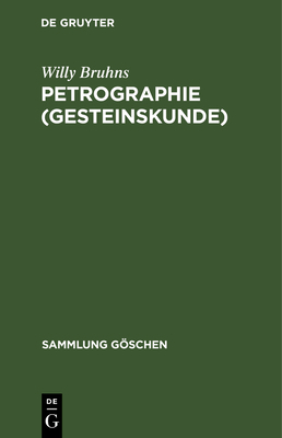 Petrographie (Gesteinskunde) [German] 3111022676 Book Cover