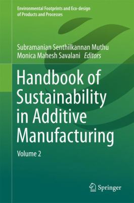 Handbook of Sustainability in Additive Manufact... B077YP353Z Book Cover