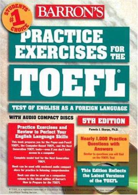 Practice Exercises for the TOEFL with Audio CD ... 0764175122 Book Cover