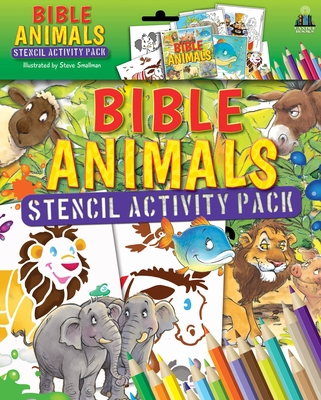 Bible Animals Stencil Activity Pack [With Cards... 178128315X Book Cover