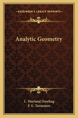 Analytic Geometry 1163096881 Book Cover