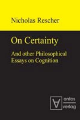 On Certainty: And Other Philosophical Essays on... 3868381058 Book Cover