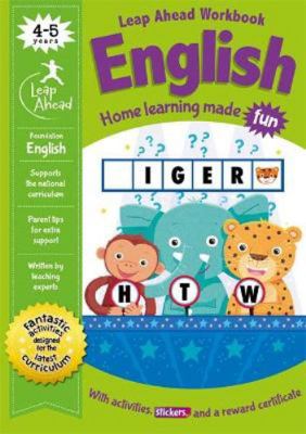 Leap Ahead: 4-5 Years English (Leap Ahead Workb... 1838523472 Book Cover